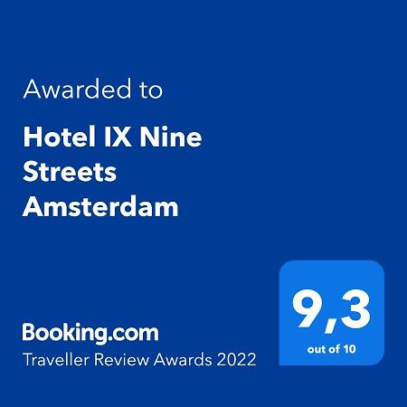 Hotel IX Nine Streets Amsterdam Exterior photo